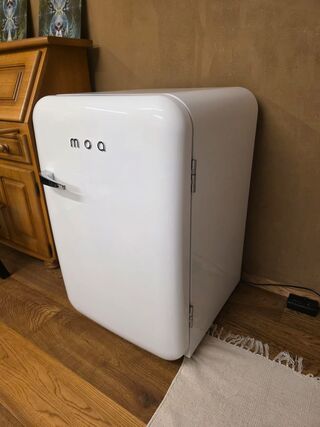 Retro koelkast tafelmodel – Vrijstaand, MOA, MOARF130W, wit